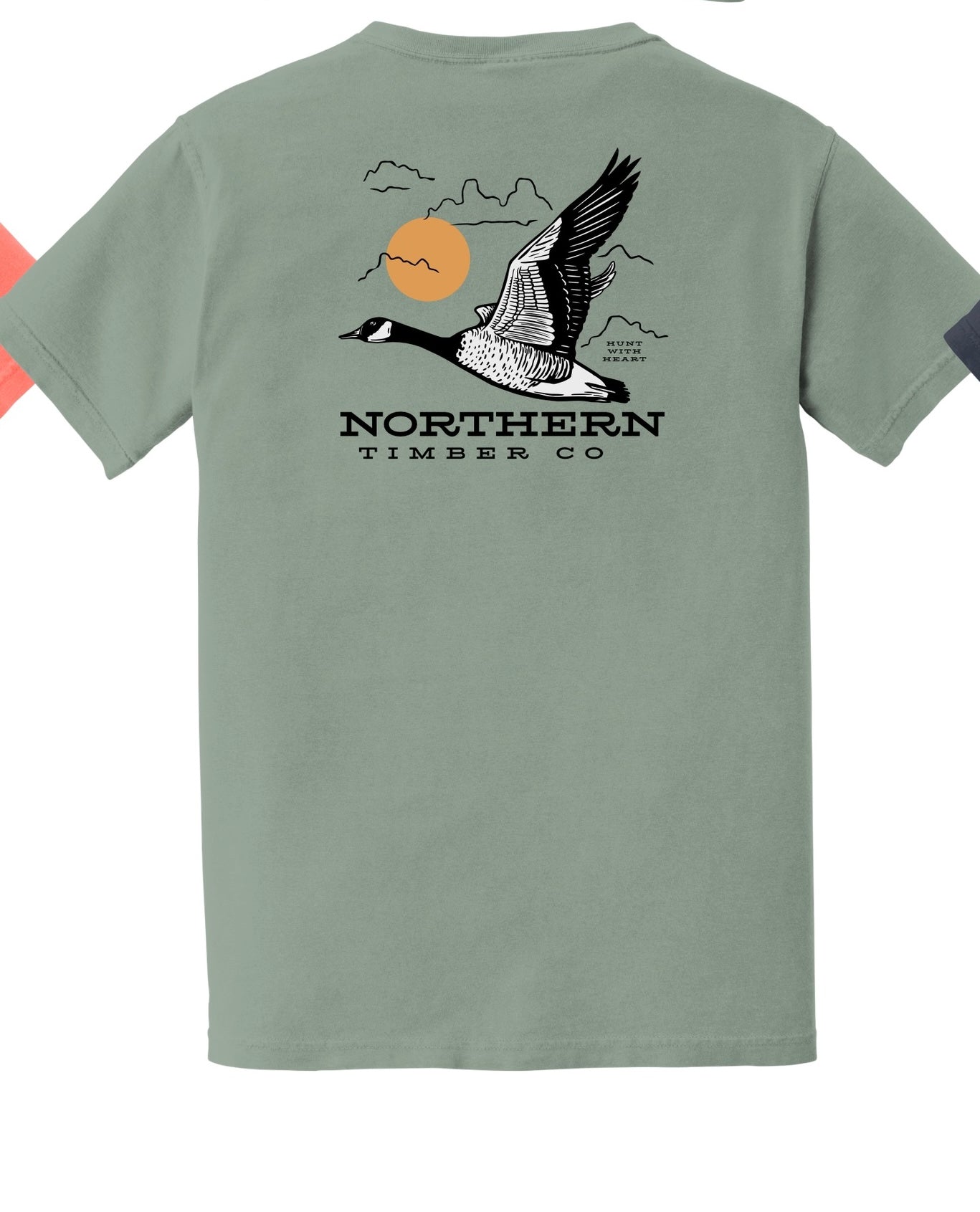 HUNT WITH HEART POCKET TEE