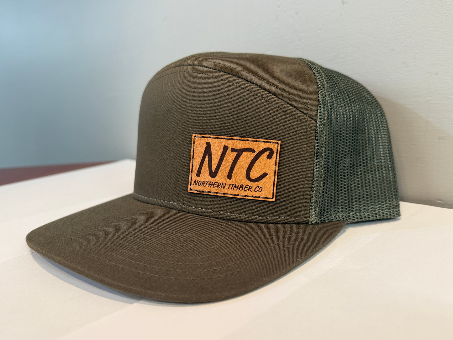 MARSH GREEN 7 P LEATHER PATCH