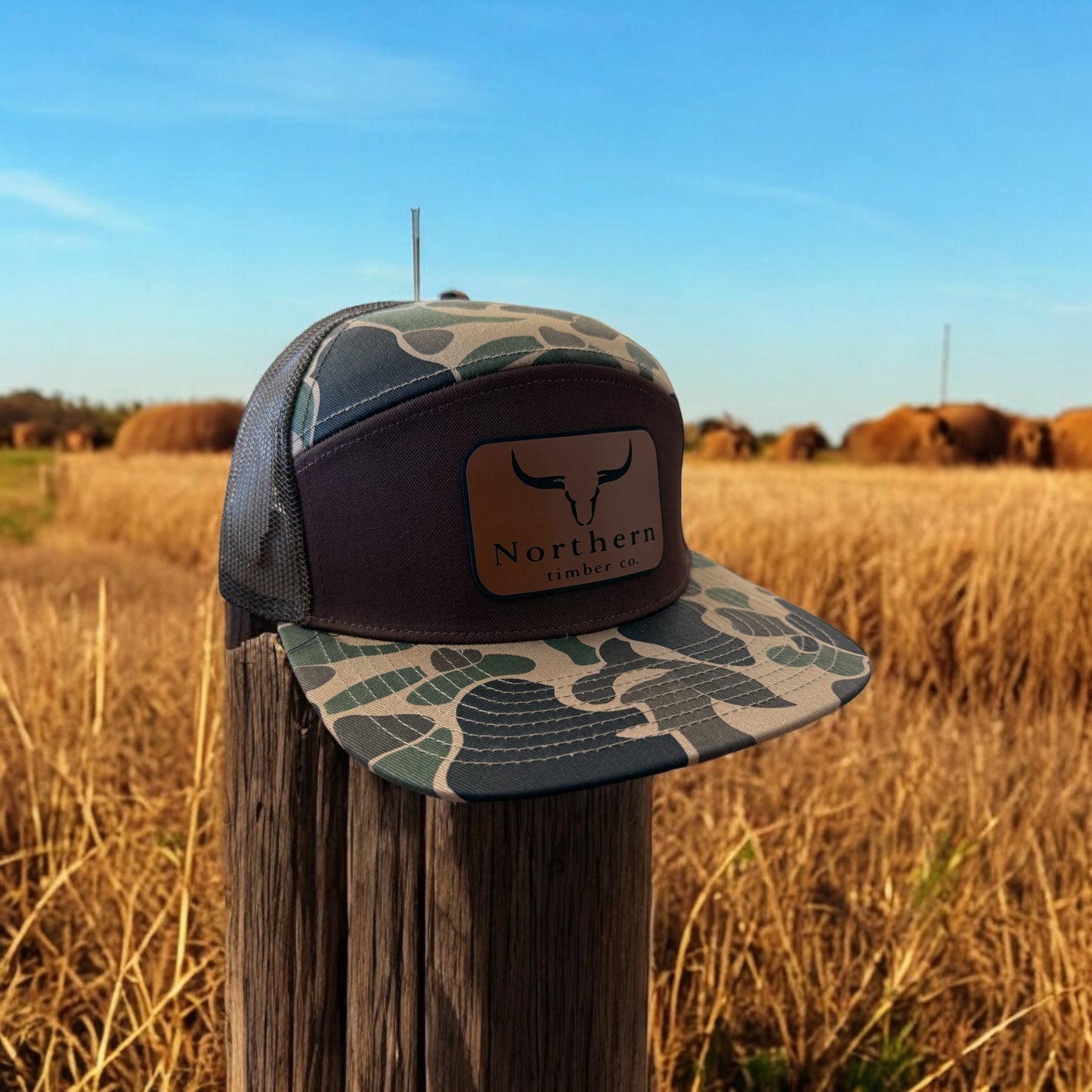 BULL PATCH OLD SCHOOL BROWN 7P
