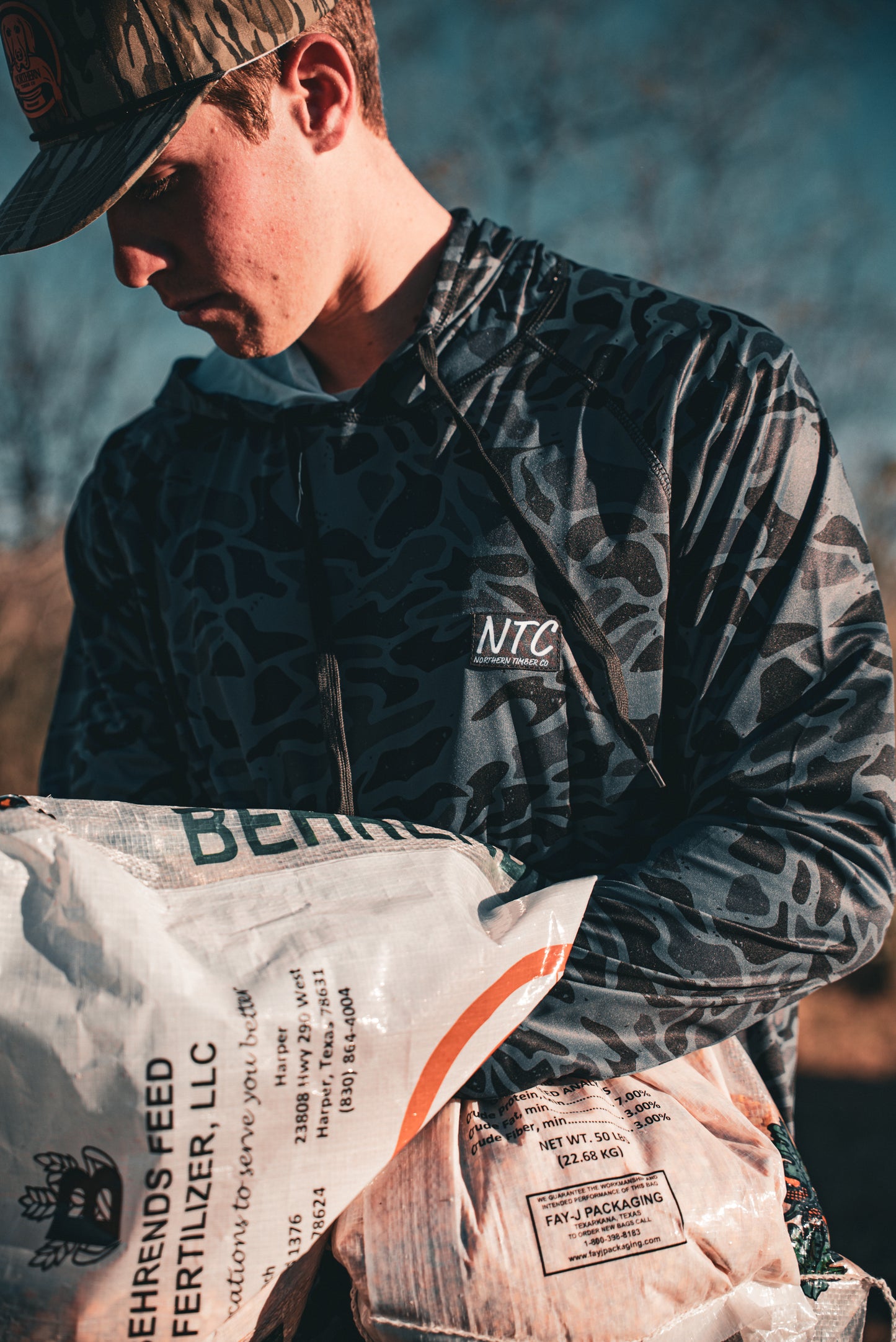 BLACK CAMO PERFORMANCE HOODIE