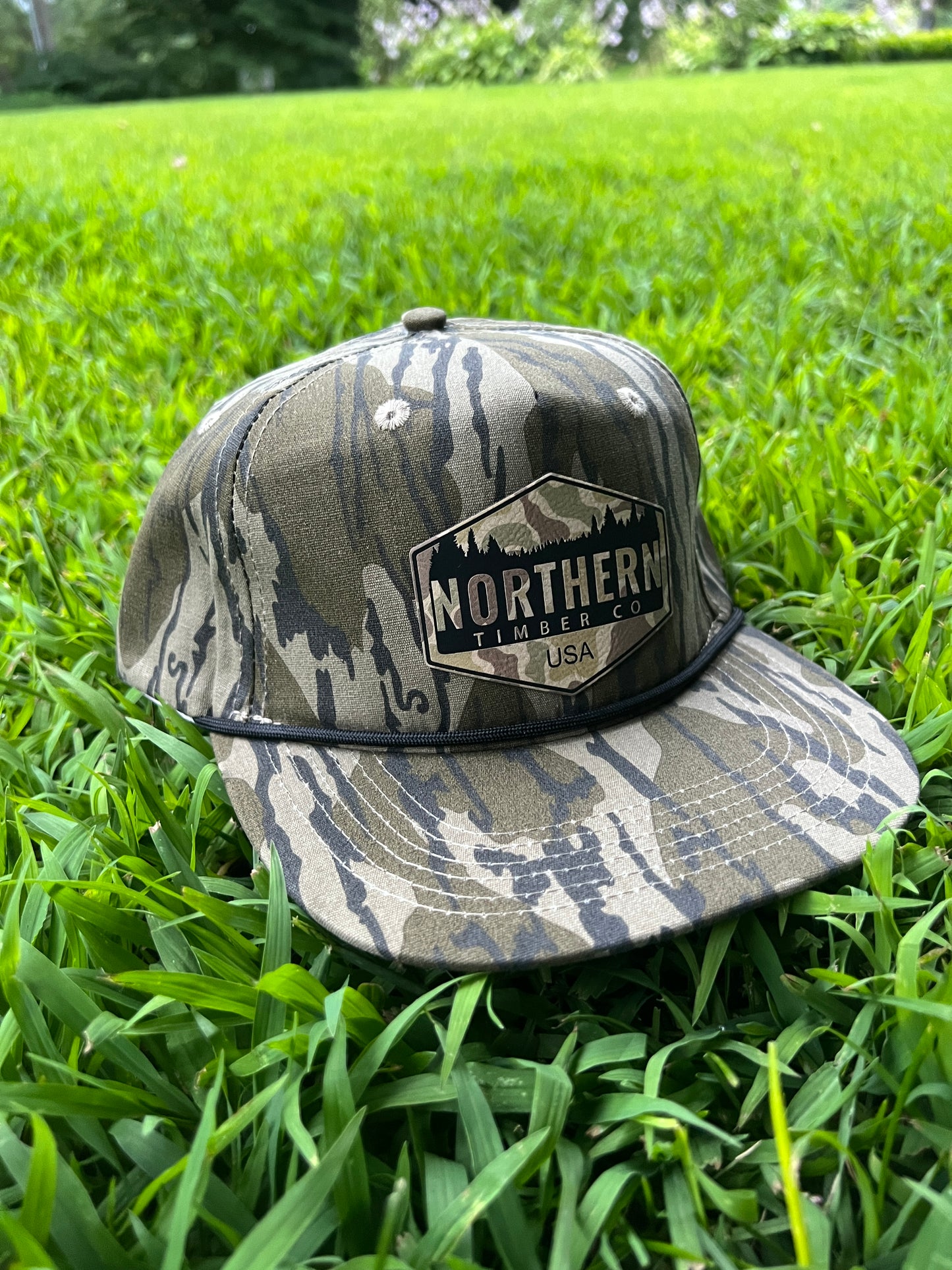 CAMO PATCH BOTTOMLAND ROPE HAT